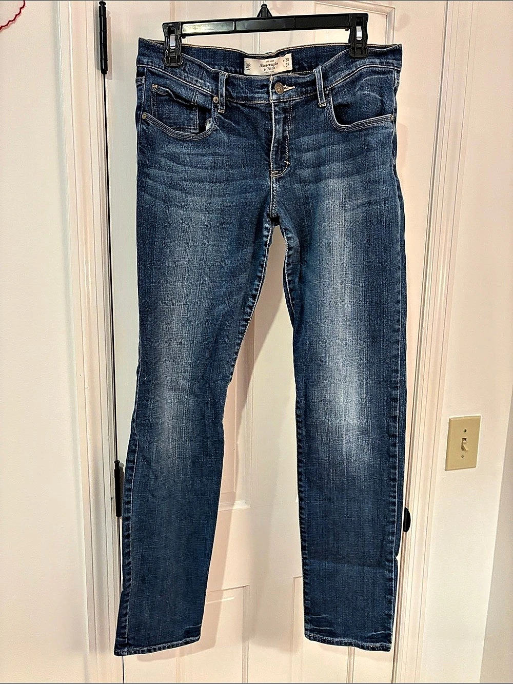 Abercrombie & Fitch Erin Skinny Jeans Blue Waist 30